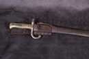 Baionette sabre pour Chassepot. Second Empire recyclé Allemagne(?)