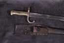 Baionette sabre pour Chassepot. Second Empire recyclé Allemagne(?)