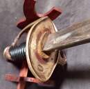 Sabre du type d'artillerie, modèle 1822 modifié 1889. Monogrammé. Delorme Paris