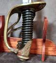 Sabre du type d'artillerie, modèle 1822 modifié 1889. Monogrammé. Delorme Paris