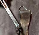 Baïonnette Mauser Allemande 98k. Berg & Co Solingen. Avec gousset porte baionette régimenté