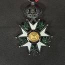 Croix de chevalier de la Légion d'Honneur, à filets, modèle joaillier. Second Empire 