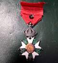 Croix de chevalier de la Légion d'Honneur. Second Empire . 40 x 40 mm. Exemplaire 2