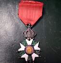 Croix de chevalier de la Légion d'Honneur. Second Empire . 40 x 40 mm. Exemplaire 2