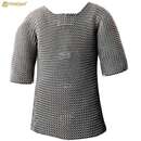 Camail et haubergeon galva maille butée - 10 mm -