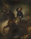 Épée au motif de combat de cavaliers. Combat Guindey/Louis de Prusse à Saafeld?