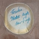 WWI. Paires de foudres d'état major d'officier, brodés argent, 70 mm  sur fond de drap de laine 