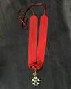 Bijou de commandeur de la Légion d'Honneur Second Empire. Avec une cravate plus récente, mais au modèle.