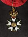 Bijou de commandeur de la Légion d'Honneur Second Empire. Avec une cravate plus récente, mais au modèle.