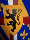 Écu aux armes de Bourgogne. Peint à la main. Pièce (peut être) unique!
