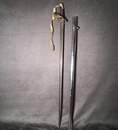 Sabre d'officier pour l'état major et les officiers généraux, utilisé sous la 3 ème république, avec dragonne.