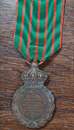 Médaille de Sainte-Hélène - Pièce originale avec ruban ancien - Exemplaire 2. 