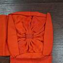 Ceinture Rouge pour avocat. Frange Or petites et grosses torsades. Tissu moiré 