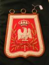 Sabretache du 1er hussard troupe Empire, vers 1808-1810