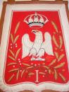 Sabretache du 1er hussard troupe Empire, vers 1808-1810