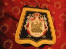 Sabretache de chasseur à cheval de la garde d'officier - Aigle laiton
