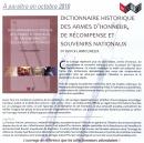 Dictionnaire historique des armes d'honneur, de recompense et souvenirs nationaux, Dr P Lamoureux