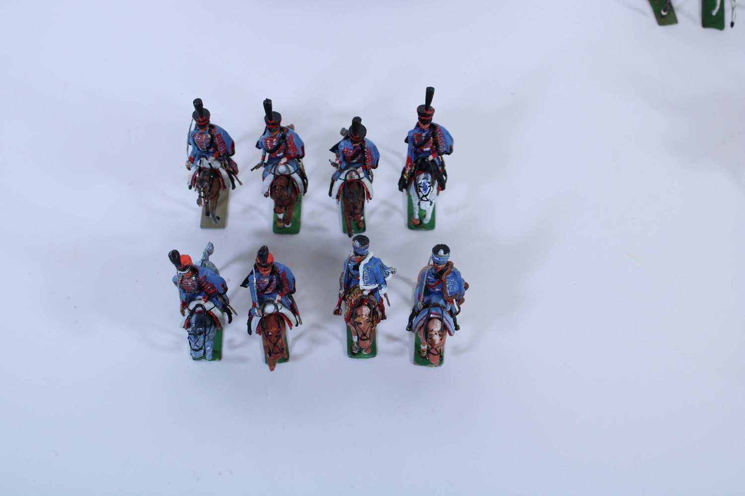 Lot De 20 Cavaliers à Cheval En Plomb Peint 25mm (1:72) Premier Empire Français - Lot 39 à Identifier