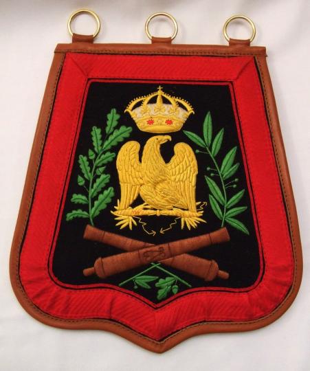 Sabretache d'artillerie montée de la garde - Troupe