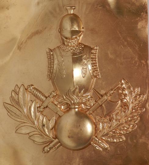 Plaque de shako du genie 1845