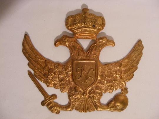 Plaque de coiffure autrichienne non détourée