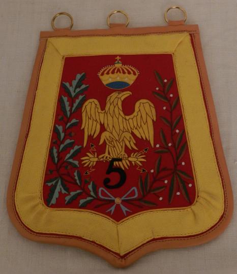 Sabretache du 5e hussard - Troupe Empire
