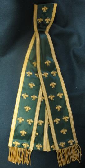 Echarpe de page porte-lunette de l'empereur