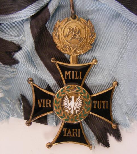 Pologne : Virtuti militari, grand cordon et bijou