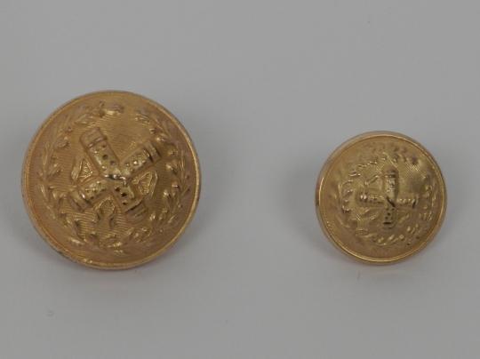 Boutons de maréchaux, modèle des 3ème et 4ème république - Vendus