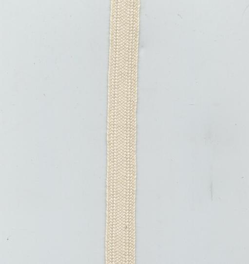 10 ou 15 mm - Tresse coton écrue pour border pelisse et dolman troupe Empire - Fab. Française.