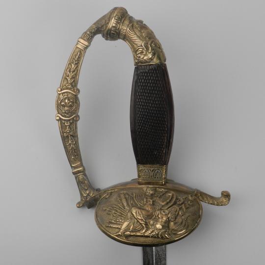 Athéna, épée restauration d'officier, avec fourreau