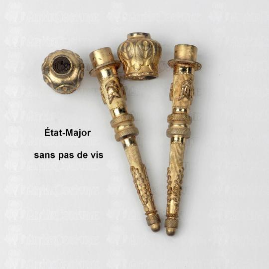 Ferrets d'aiguillette pour officiers d'état-majors et généraux