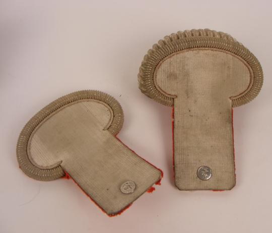 Epaulettes argent chef de bataillon garde nationale : 1830-1848