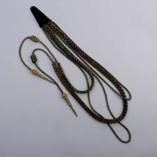 Aiguillettes anciennes pour officier d'état-major