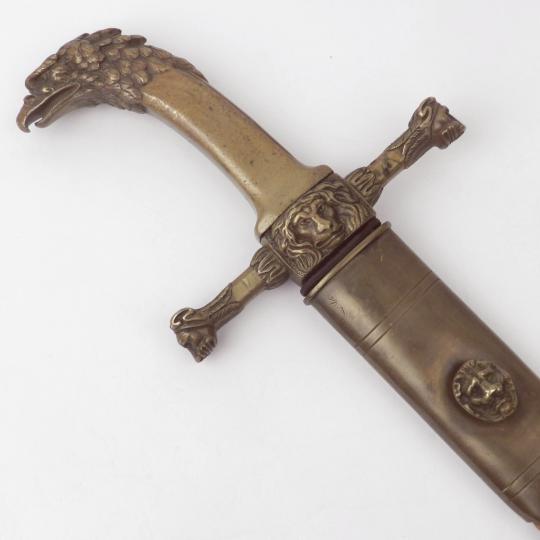 Rare sabre de sapeur de la garde nationale second Empire, vendu en 12 h