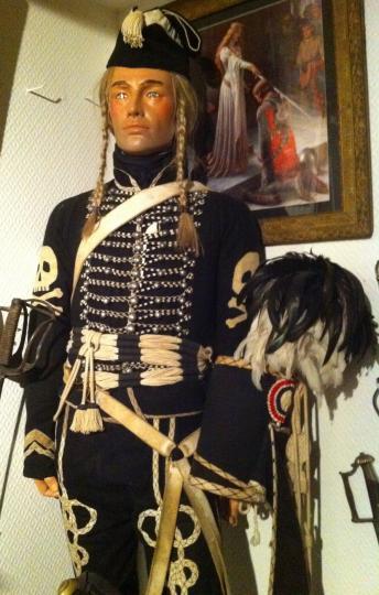 Bonnet de police de hussard de la mort français - Troupe