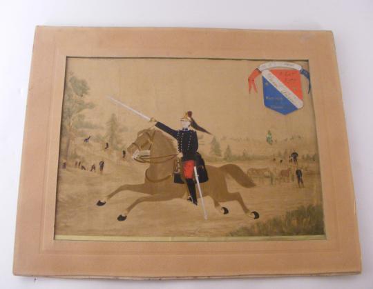 Portrait souvenir du 24 ème régiment de dragon