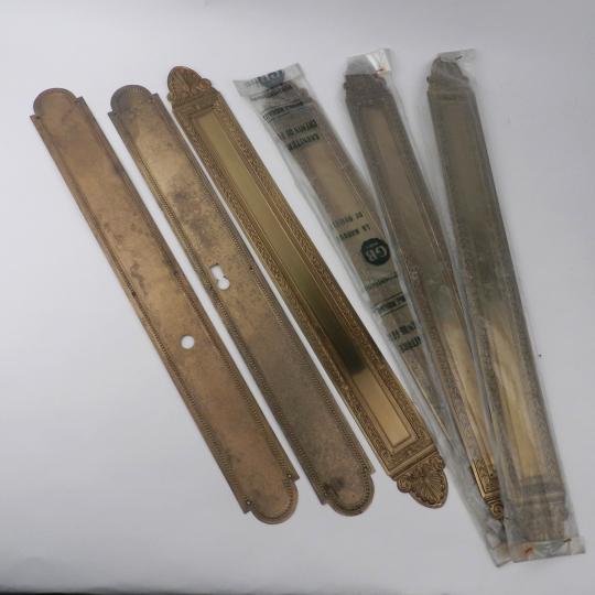 Lot de 7 plaques de propretés style Empire