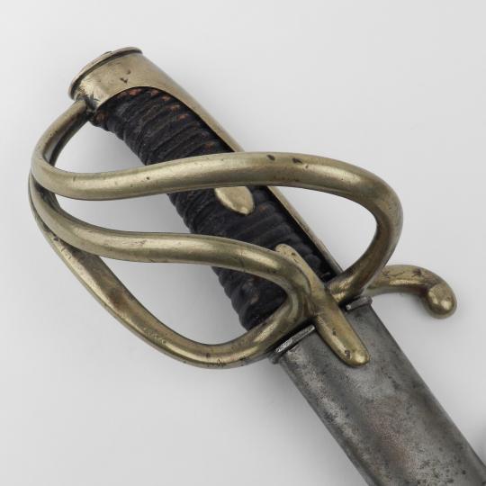 Sabre troupe de cavalerie légère à la chasseur - Premier Empire avec fourreau