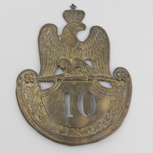 Plaque dans le style des plaques de shakos au modèle de 1812