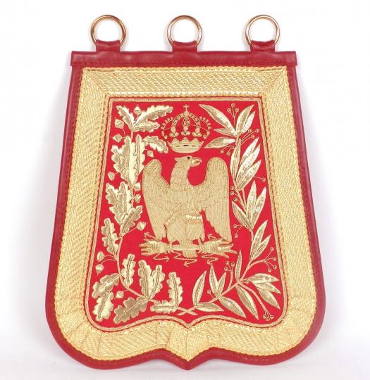 Sabretache d'officier supérieur de cavalerie légère