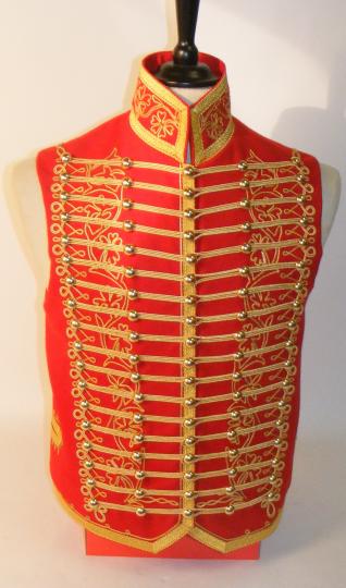 Gilet à brandebourgs d'officier supérieur de cavalerie légère