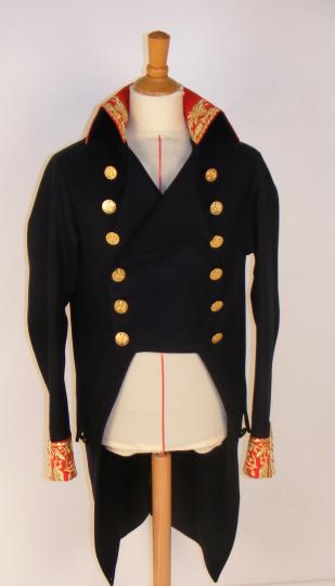 Modèle du 7 aout 1798 habit de général de division petite tenue de campagne