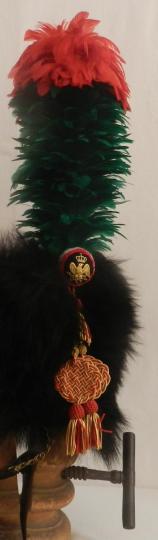 Colback hussard officier ou sous-officier - 1er Empire - PRIX SANS PLUMET