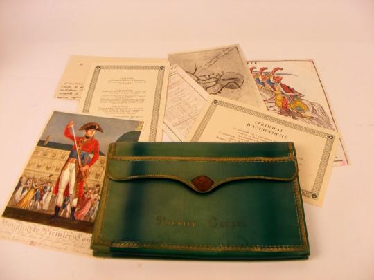 Portefeuilles en cuir de Bonaparte Premier Consul