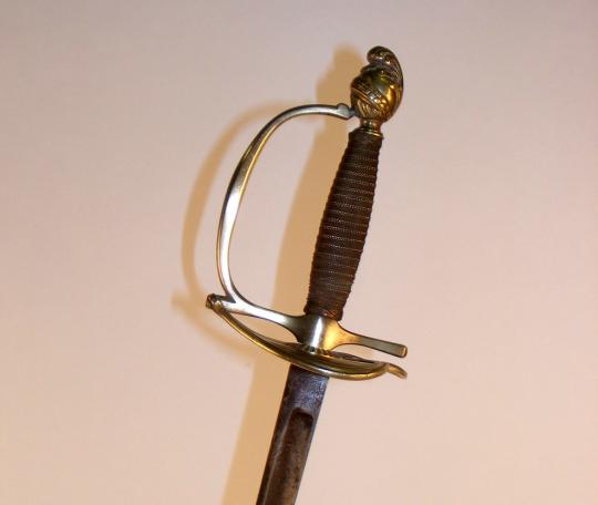 Épée d'officier d'infanterie et de cavalerie, modèle de 1788 modifié sous l'empire.
