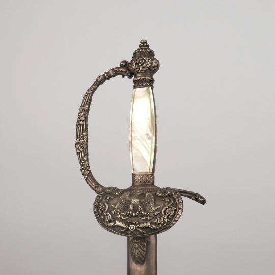 Épée de fonctionnaire civil du second Empire, vendue avec certificat.