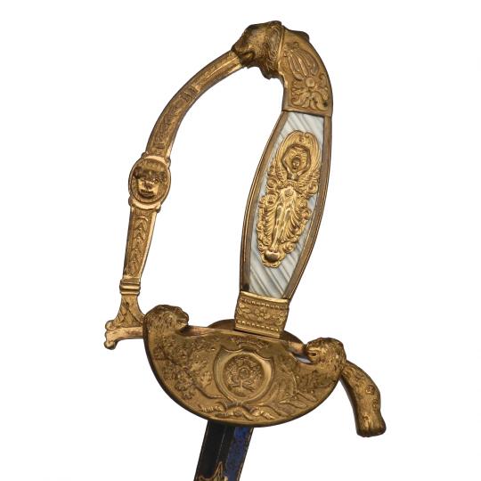 Épée de la cour Impériale Viennoise - 1er tiers du XIX ème siècle. Lame marquée 
