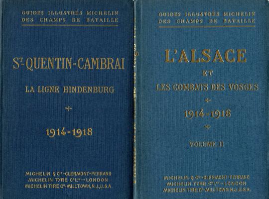 Guides Michelin des champs de bataille de la 1ère guerre mondiale