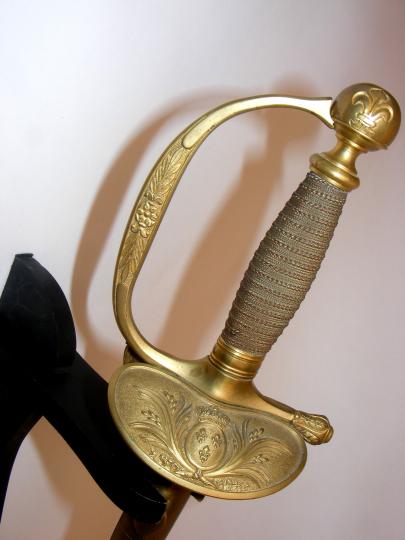 Épée: variante du modèle de service des officiers généraux, 1816 -1830
